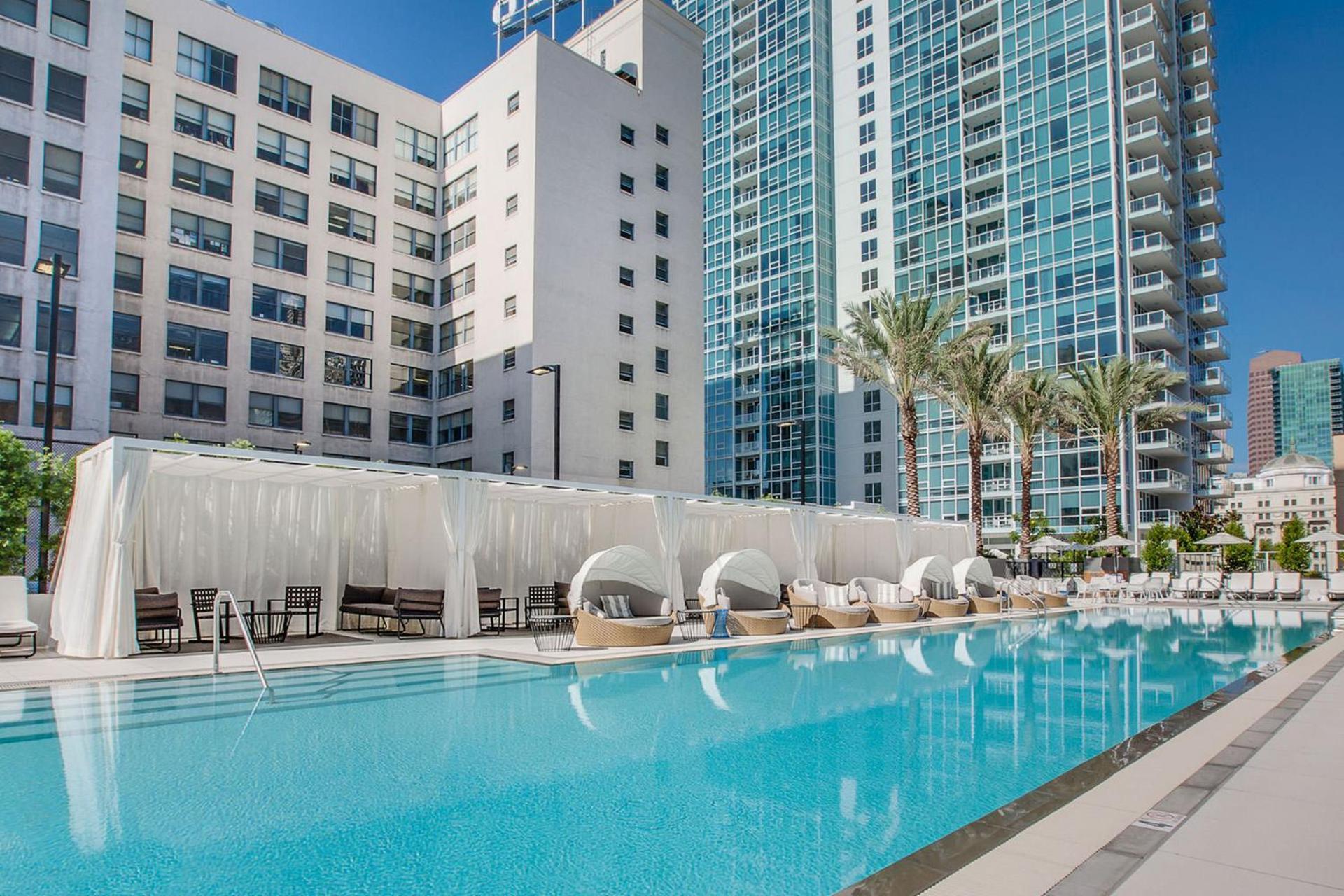 Level Downtown La South Olive Hotel Los Angeles Ngoại thất bức ảnh
