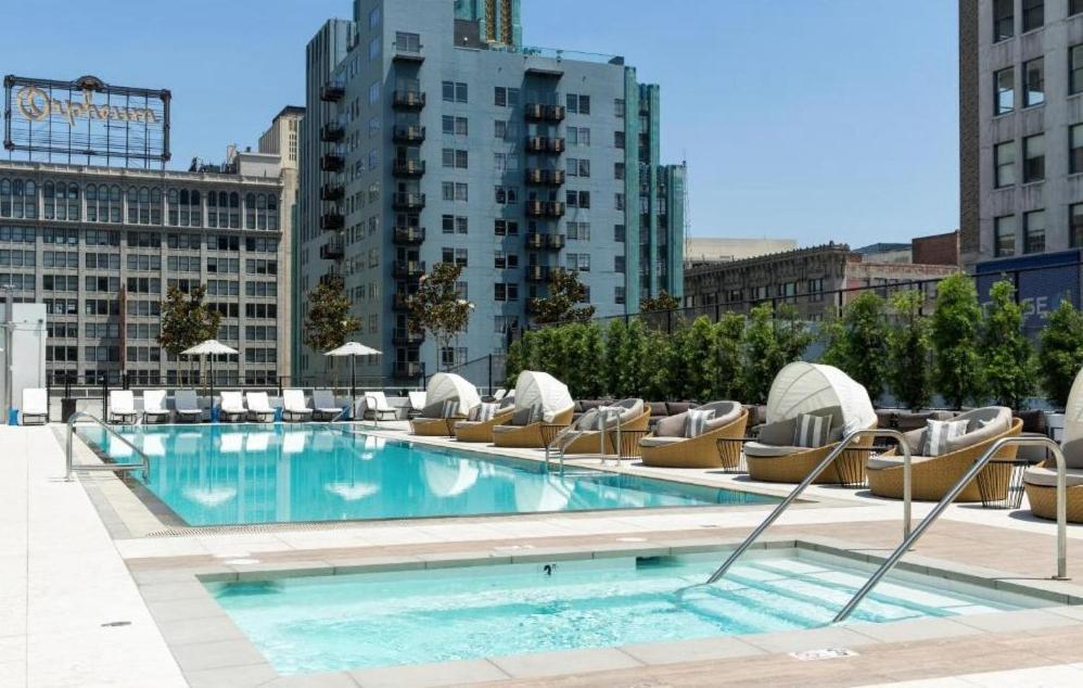 Level Downtown La South Olive Hotel Los Angeles Ngoại thất bức ảnh